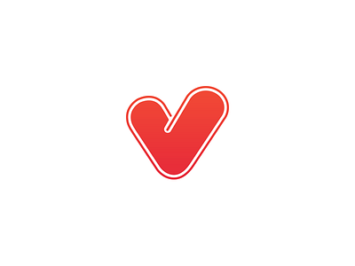 Like button for social app app button check heart icon icons like red social