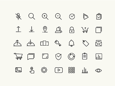 User Interface-line Icons icons ui