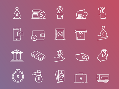 Money Icon Set