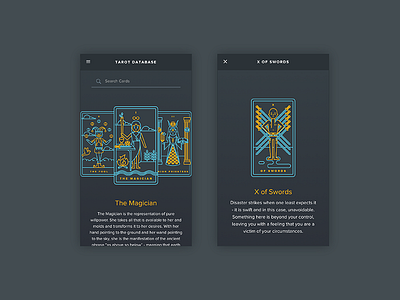 Golden Thread Tarot Companion App