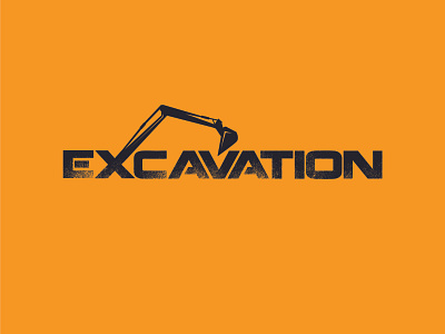 Excavation Company Logo For Sale black branding cool creative design excavator bucket graphic design icon illustration innovation logo modern stylish symbol ui unique ux vector x v n a d g j l p i y r w f h