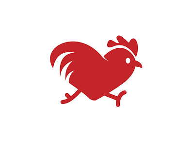 Love Chicken Logo For Sale branding chicken creative design food graphic design illustration logo logo for sale minimalist modern red restaurant running ui unique ux vector x v n a d g j l p i y r w f h