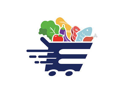 Supermarket E Logo For Sale app beautiful branding colourful design e r y u i o p l k j h g f d s m graphic design grocery cart grocery stores icon illustration letter e logo logo for sale modern online supermarket businesses supermarket e logo symbol ui unique