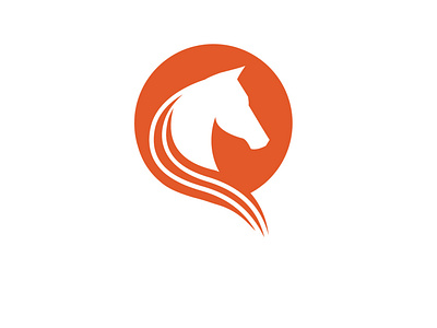 Letter Q Horse Logo For Sale