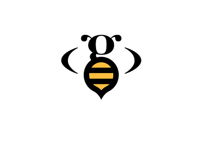 Letter g Bee Logo For Sale