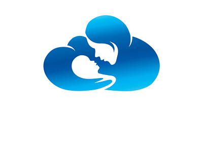 Mom Baby Cloud Logo