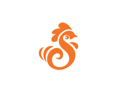 Letter S Chicken Logo for sale