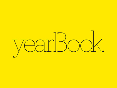 Year 13 Yearbook Logo identity year13 yearbook yellow