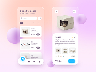 Pet e-commerce app