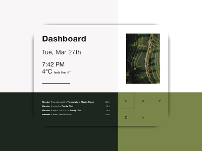 Home Monitoring Dashboard — Daily UI Challenge #021