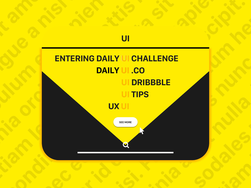 Search — Daily UI Challenge #022 web uiux ui idea concept search 022 22 design daily dailyui app