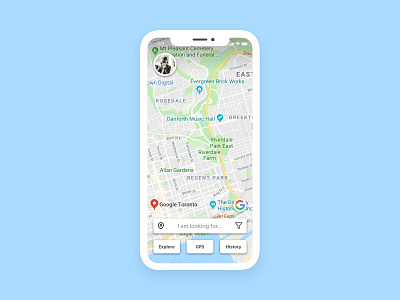 Map — Daily UI Challenge #029 029 29 app dailyui design follow idea ios map ui user interface