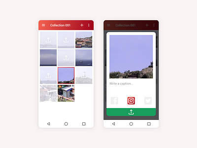 File Upload — Daily UI Challenge #031 031 31 android app dailyui design idea sns ui upload user interface