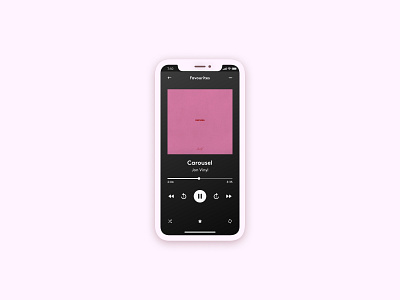 Music Player — Daily UI Challenge #009-2