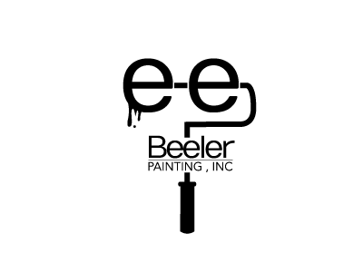 Painting company branding. brand painter painting roller