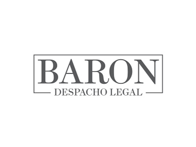 Baron Despacho Legal branding logo puerto rico