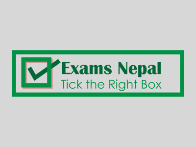 Dribbble Exams Nepal banner education exams freelancer graphics logo nepal