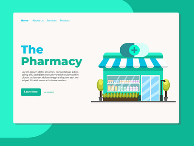 Pharmacy Landing Page Design