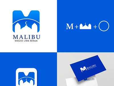 Malibu Logogram & Logotype - Visual Identity for Muslim Company