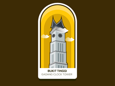 BUKITTINGGI LANDMARK badgedesign badge outdoorbadge