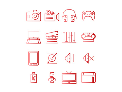 Multimedia Icon set dribbble flat design flat icons flatdesign icon icon a day icon app icon artwork icondesign icondesigner iconset mobile apps design ui ui ux user interface user interface design ux