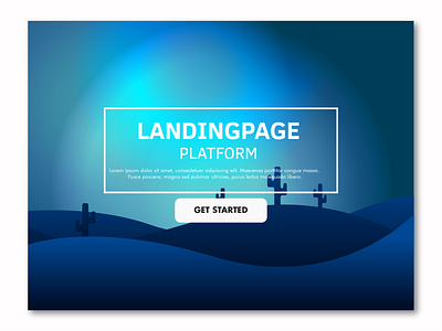 Desert Landing Page desert graphic design landing design landing page landing page concept uidesign user experience userinterface uxdesign web page