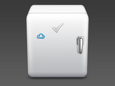 Fridge app fridge icon mac white