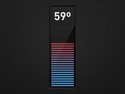 Temperature LCD display heat hud mockup product