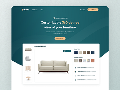 💫 360 Degree Furniture Customizer | Dybo | Figma