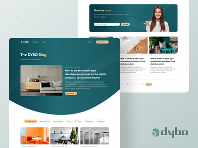 📃 Blog Page Design | dybo | Figma blog blog description blog design design dybo ui ui design ux web website