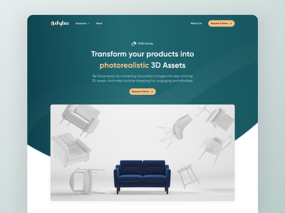 💫 3D Category Studio | dybo | Figma 3d category design product ui ui design web website