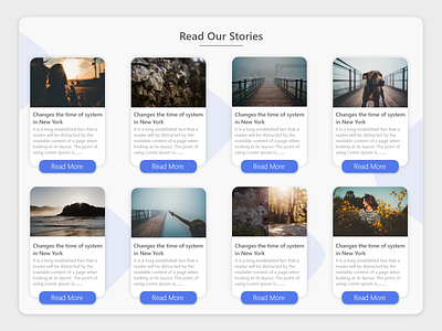 Blog Cards Website UI design illustration ui web website