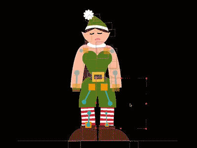 Elf - Character Rigging 2d character after effects character animation flat 2d pathtonull rigging