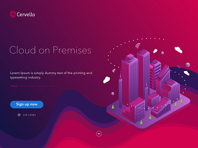 Cervello website ui website