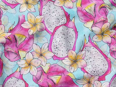 Tutti Fruity Watercolor Pattern