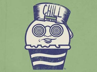 Ice Creamers / Chill chill cool design glass hat ice icecream illustration summer sun