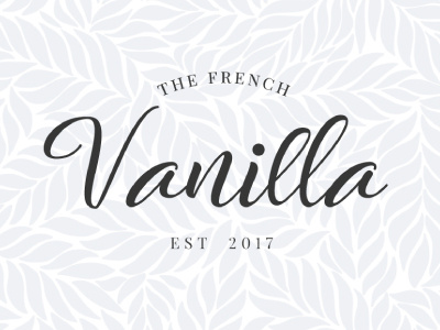 French Vanilla | Home Baking baking brand design brand identity branding logo pattern