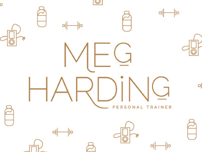 Meg Harding | Personal Trainer brand identity branding logo design