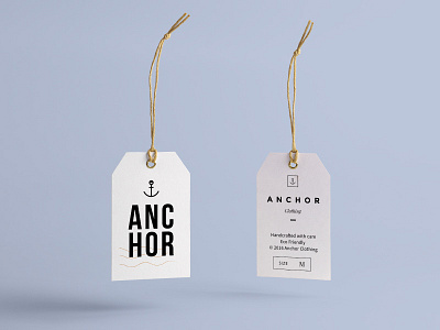 Label Design, Anchor brand design fashion label design logo logo design