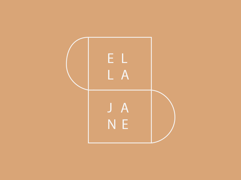 Ella Jane Logo Design brand design brand identity logo a day logo design photography logo