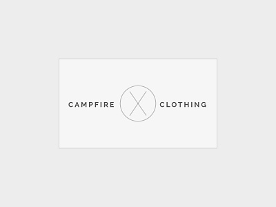Campfire Clothing | Logo a day animation apparel brand design brand identity branding clothing logo logo a day logo challenge logo design packaging photography