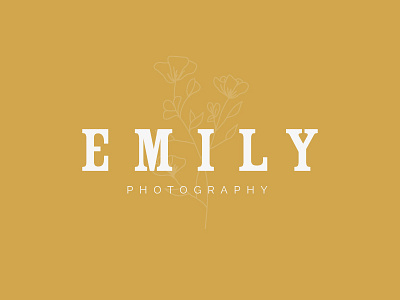 Logo a day | Emily Photography brand design branding logo logo design photography logo