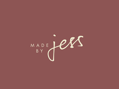 Logo a day | Made by Jess brand design branding logo logo design photography logo