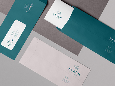Fleur Boutique | Print Design | Stationary brand brand assets branding illustration logo print design stationary