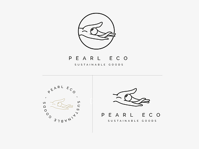 Pearl Eco Brand Design abstract brand design branding geometric logo logo design marble
