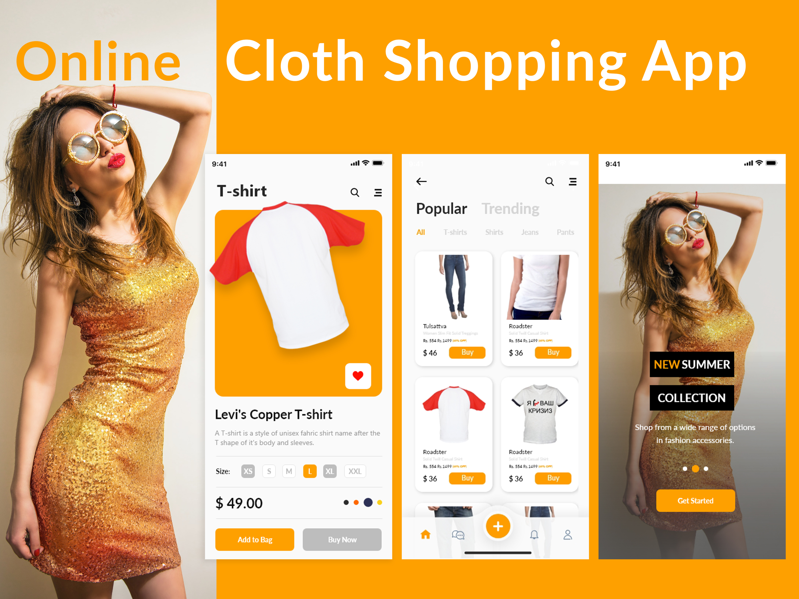 Online Cloth Shopping App E-Commerce App Free Download.