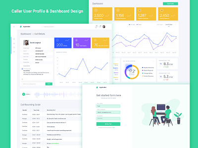 Caller User Profile & Dashboard Design