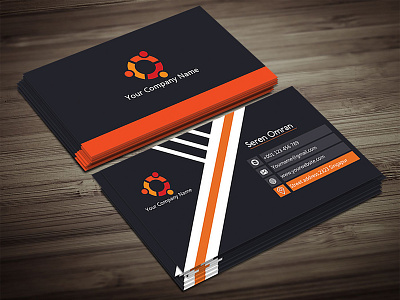 Business Card b2b branding brochure design business business card company company card creative design flat flyer design illustrator photoshop print visitingcard