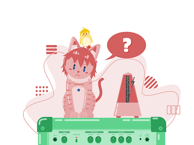 The Amplifier Cat fanart idolmaster illustration vector