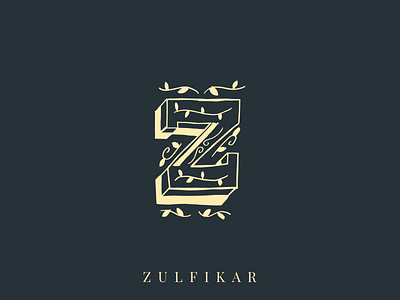 Z for Zulfikar letter letter exploration lettering